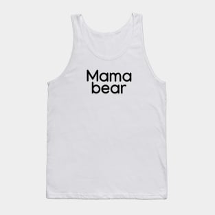 Mama bear Black Tank Top